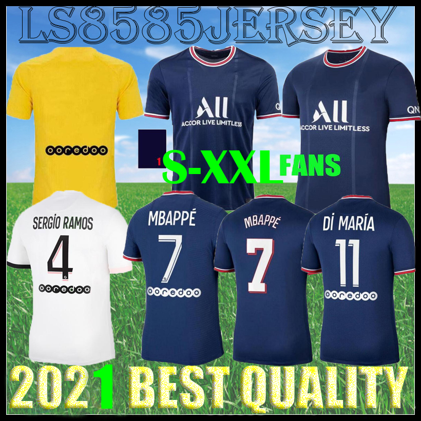 21 22 Paris SERGIO RAMOS HAKIMI soccer jerseyS Maillots de football shirt 2021 2022 DI MARIA neymar MBAPPE Paris women men kids kit long sle, Black
21 22 Paris SERGIO RAMOS HAKIMI soccer jerseyS Maillots de football shirt 2021 2022 DI MARIA neymar MBAPPE Paris women men kids kit long sle, Black