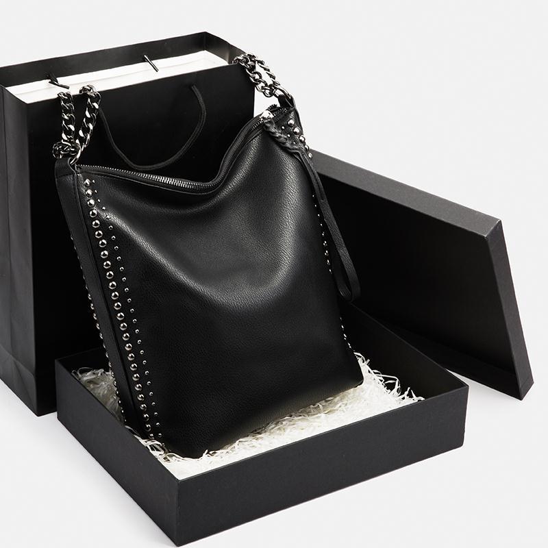 Evening Bags Female Bag 2021 Trendy Messenger Small Crowd Large Capacity Single Shoulder Tote Big Bucket, Black
Evening Bags Female Bag 2021 Trendy Messenger Small Crowd Large Capacity Single Shoulder Tote Big Bucket, Black