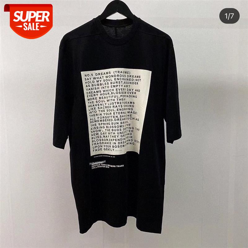 21 summer RO dark tide brand slogan printing drop shoulder short tee men' fashion loose five-point sleeve T-shirt #Od5X, Black
21 summer RO dark tide brand slogan printing drop shoulder short tee men' fashion loose five-point sleeve T-shirt #Od5X, Black
