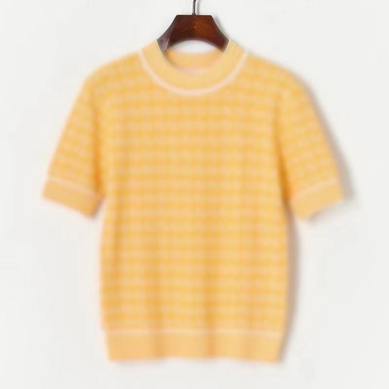 High quality 2021 spring and summer new letter round neck pullover sweater Slim jacquard all-match short-sleeved tide, White;black
High quality 2021 spring and summer new letter round neck pullover sweater Slim jacquard all-match short-sleeved tide, White;black
