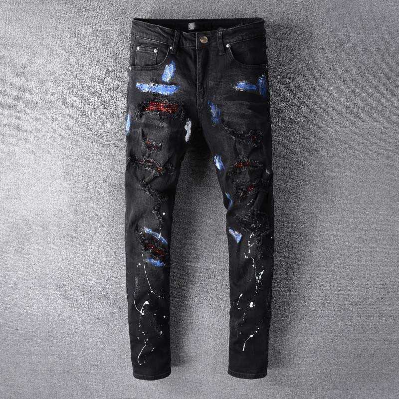 2021 Fashion Vintage Moto Biker Jeans Men Hip Hop Streetwear Ripped Denim Pants Trousers Zipper Male Slim Fit Clothes, Package bag no sale
2021 Fashion Vintage Moto Biker Jeans Men Hip Hop Streetwear Ripped Denim Pants Trousers Zipper Male Slim Fit Clothes, Package bag no sale