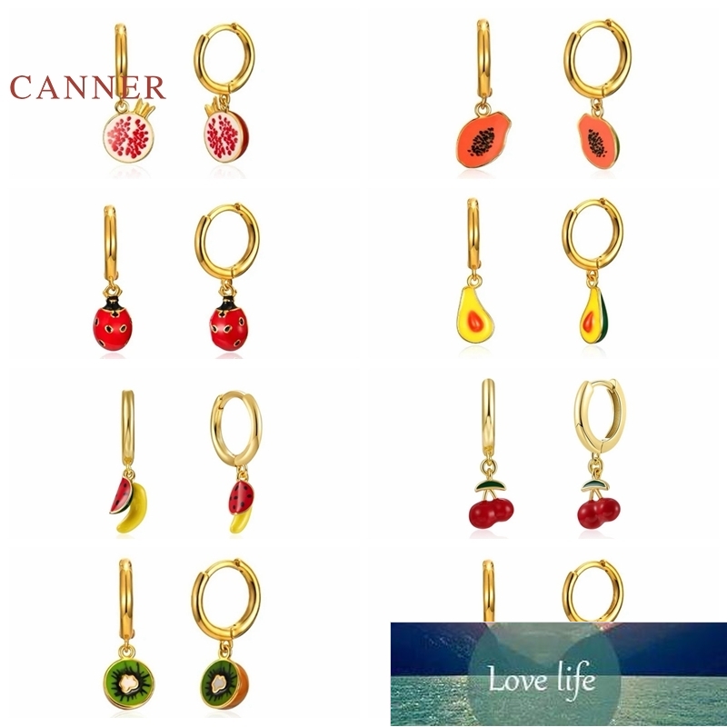 CANNER 925 Sterling Silver Earrings For Women Summer Fruits Earrings Dangle Ear Piercing Pendientes Mom Gift Trend Vintage Factory price expert design Quality
CANNER 925 Sterling Silver Earrings For Women Summer Fruits Earrings Dangle Ear Piercing Pendientes Mom Gift Trend Vintage Factory price expert design Quality