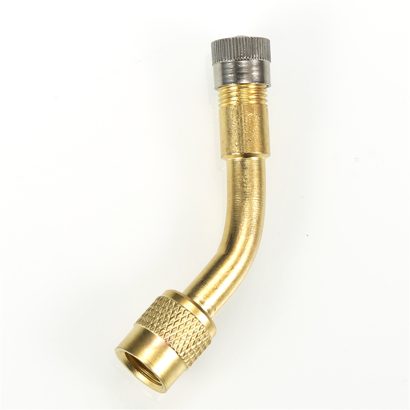 Motorcycle Air Intake Pipe Valve Stem 45/90/135 Degree Vehicle Brass Airs Tyre Valves Extension Rod For Moto Auto Truck Bike Wheel Tires Inflation Tub