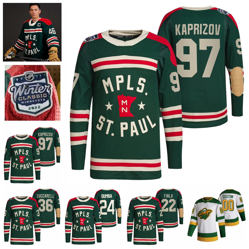 2022 Winter Classic Minnesota Wild Hockey Jerseys Devan Dubnyk Jersey Ryan Suter Brandon Duhaime Frederick Gaudreau Rem Pitlick Kyle Rau Custom Stitched, Men green home
2022 Winter Classic Minnesota Wild Hockey Jerseys Devan Dubnyk Jersey Ryan Suter Brandon Duhaime Frederick Gaudreau Rem Pitlick Kyle Rau Custom Stitched, Men green home