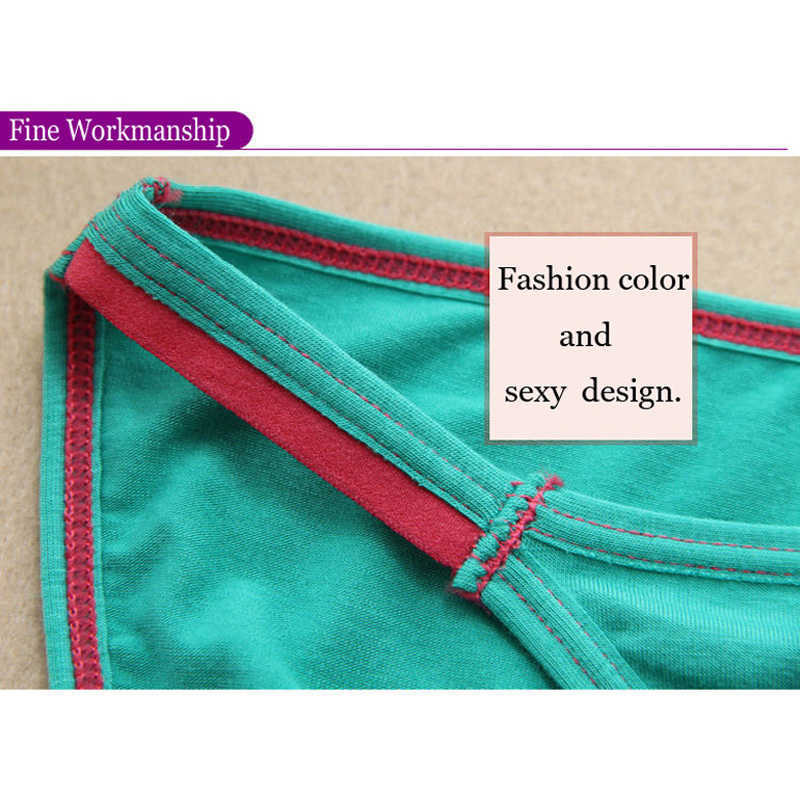 BllooBeell 5pcs Sexy Women's Underwear Panties Modal Briefs for Women Solid Low-Rise G String Seamless Lingerie Lady Girl Thong 211021