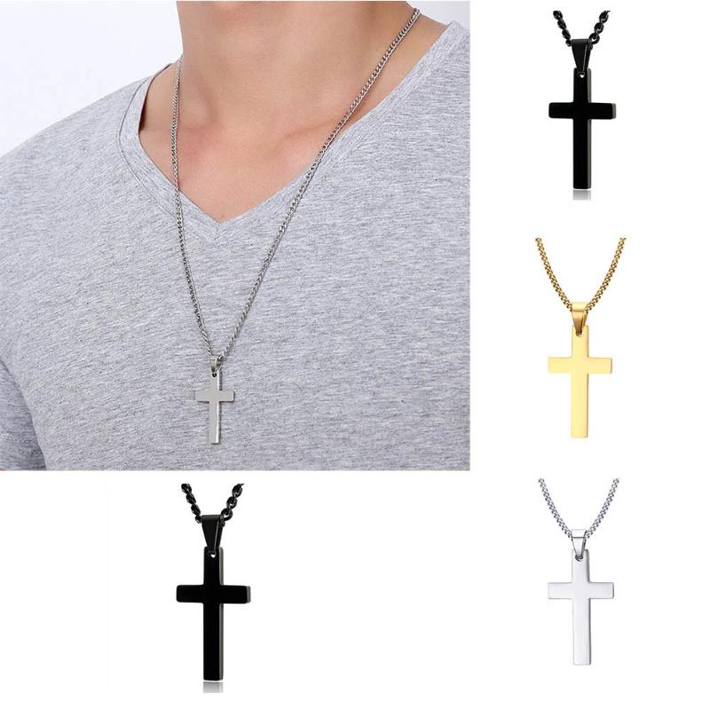 Pendant Necklaces 1 Pc High Quality Fashion Jewelry Charm Alloy Statement Cross Stainless Steel Link Chain Men Necklace Accessories, Silver
Pendant Necklaces 1 Pc High Quality Fashion Jewelry Charm Alloy Statement Cross Stainless Steel Link Chain Men Necklace Accessories, Silver