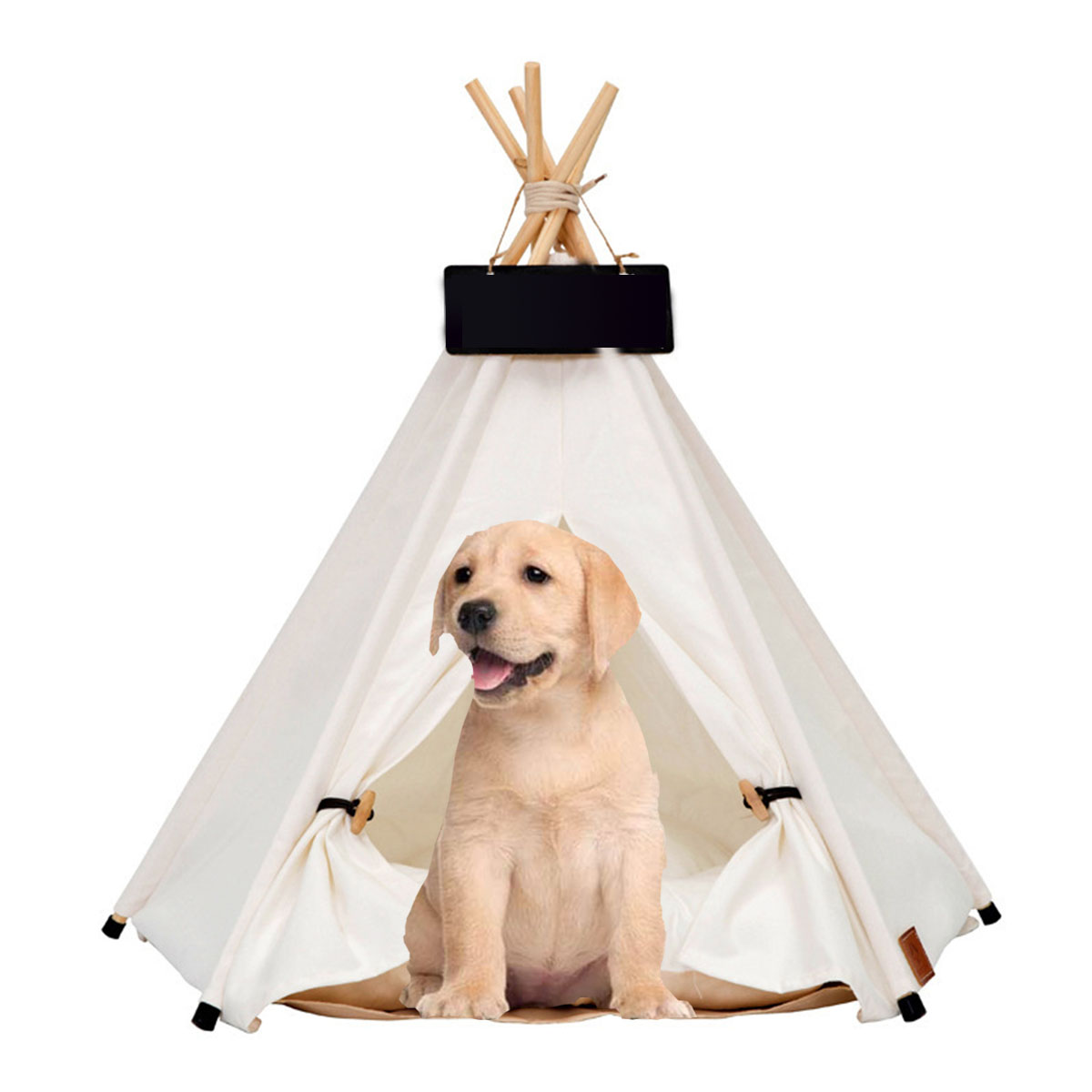 Pet Tent Cat Bed House Portabe Foding Teepee with Thick Cushion Easy Assembe Fit Summer Winter for Dog Puppy Cat Indoor, White
Pet Tent Cat Bed House Portabe Foding Teepee with Thick Cushion Easy Assembe Fit Summer Winter for Dog Puppy Cat Indoor, White
