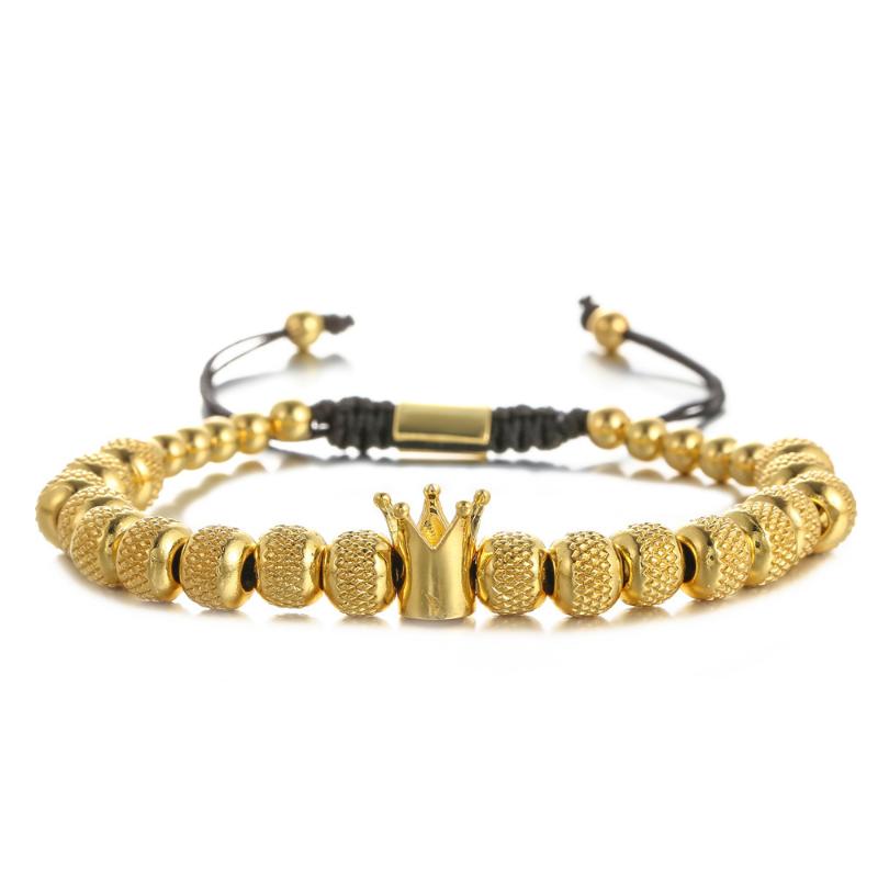 Beaded, Strands Retro Versatile Copper Crown Bracelet Beads Pineapple Men's Knitting Adjustable
Beaded, Strands Retro Versatile Copper Crown Bracelet Beads Pineapple Men's Knitting Adjustable