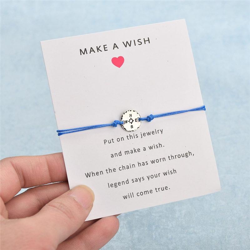 Colors Metal Compass Bracelets Bangle For Women White Card Rope Bracelet Friendship Wedding Bride Party Gift Jewelry Link, Chain 
Colors Metal Compass Bracelets Bangle For Women White Card Rope Bracelet Friendship Wedding Bride Party Gift Jewelry Link, Chain
