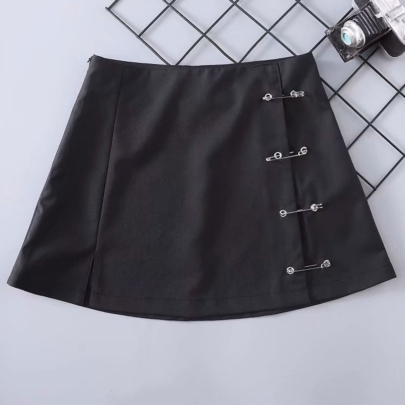 2021streetwear mini skirt women side split brooch high waist side zipper short skirt female a-line slim hip camo skirts, Black
2021streetwear mini skirt women side split brooch high waist side zipper short skirt female a-line slim hip camo skirts, Black