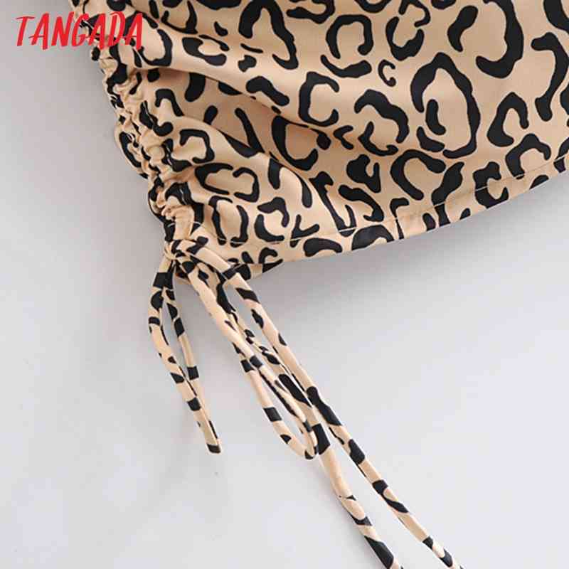 Summer Women Leopard Print Lace Party Strap Adjust Ladies Mini Dress Vestidos 4D4 210416