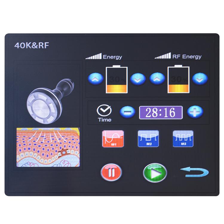 Portable Multifunctional 5 in 1 40KHZ Slimming with 8 lipolaser pads vacuum RF Cavitation lipolaser Cellulite Reduce Fat Lose Equipment