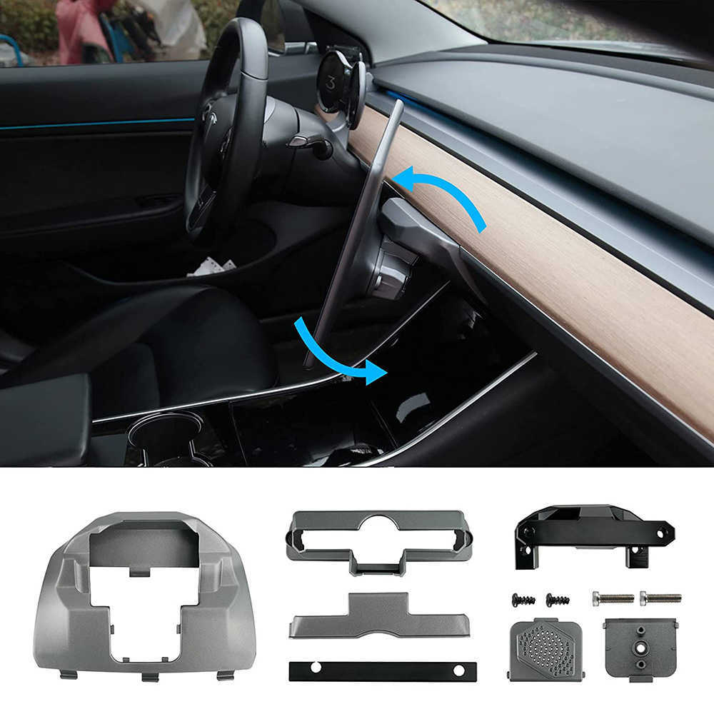 GPS Stand Navigation Screen Rotating Holder Left Right 30 Degree Swivel Mount Bracket for Tesla Model 3 Y DIY Refit Stents Car
GPS Stand Navigation Screen Rotating Holder Left Right 30 Degree Swivel Mount Bracket for Tesla Model 3 Y DIY Refit Stents Car