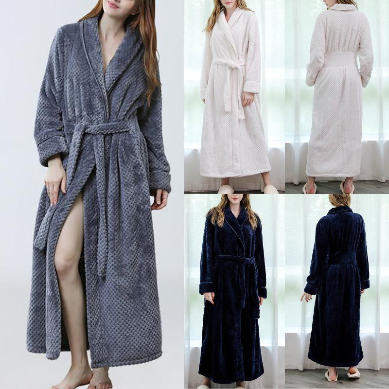 Women's Sleepwear Fashion Nightgowns Winter Warm Yukata Elegant Nightgown Bridal Gown Evening Clothes Women Robe Increase Thickening, Wh
Women's Sleepwear Fashion Nightgowns Winter Warm Yukata Elegant Nightgown Bridal Gown Evening Clothes Women Robe Increase Thickening, Wh