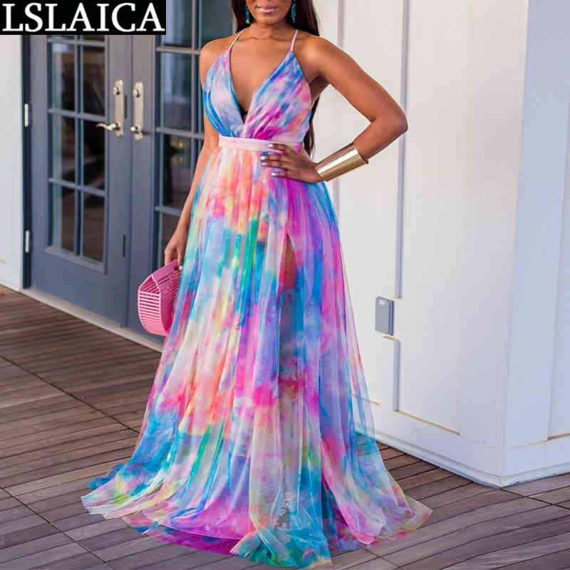 Summer Dress Deep V Neck Backless Africa Style Print Big Swing Fashion Suspender Dresses for Women Party Long Robe 210520, Blue
Summer Dress Deep V Neck Backless Africa Style Print Big Swing Fashion Suspender Dresses for Women Party Long Robe 210520, Blue