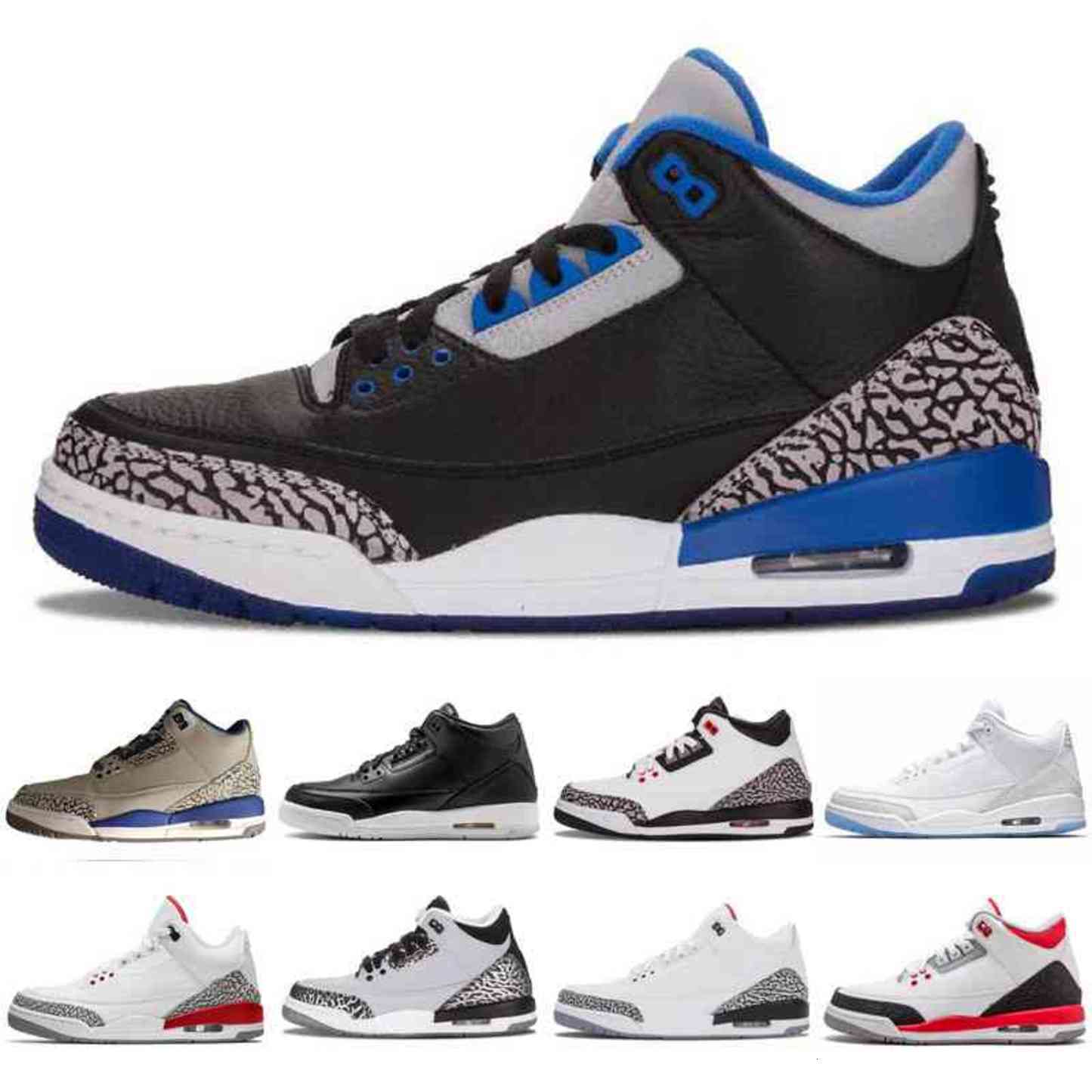 3s Pure White 3 Mens Shoes Tinker Katrina JTH Free Throw Linell Chicago OG Royal Black Cement Sneakers, As photo 9
3s Pure White 3 Mens Shoes Tinker Katrina JTH Free Throw Linell Chicago OG Royal Black Cement Sneakers, As photo 9