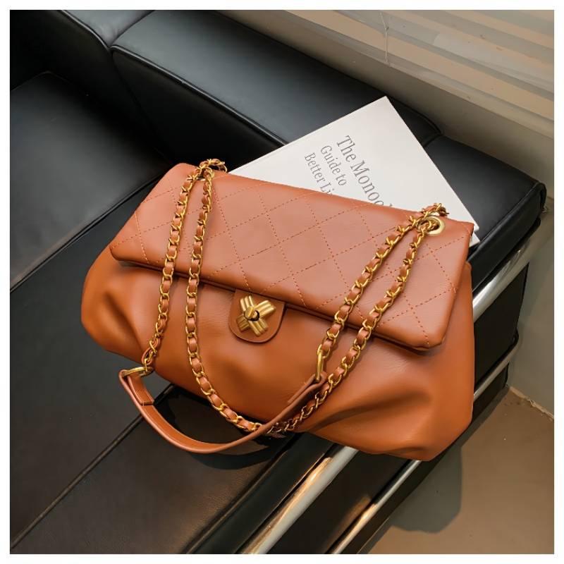 Evening Bags CGCBAG Simple Women Shoulder Bag Soft PU Leather Chain Underarm Female Large Capacity Designer Handbag Crossbody, Black
Evening Bags CGCBAG Simple Women Shoulder Bag Soft PU Leather Chain Underarm Female Large Capacity Designer Handbag Crossbody, Black