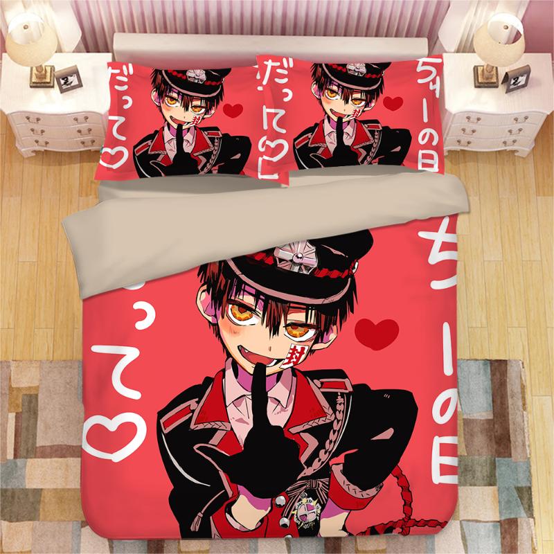 Bedding Sets Toilet-Bound Hanako-kun 3D Set Duvet Covers Pillowcases Comforter Bedclothes Bed Linen 01, 13
Bedding Sets Toilet-Bound Hanako-kun 3D Set Duvet Covers Pillowcases Comforter Bedclothes Bed Linen 01, 13