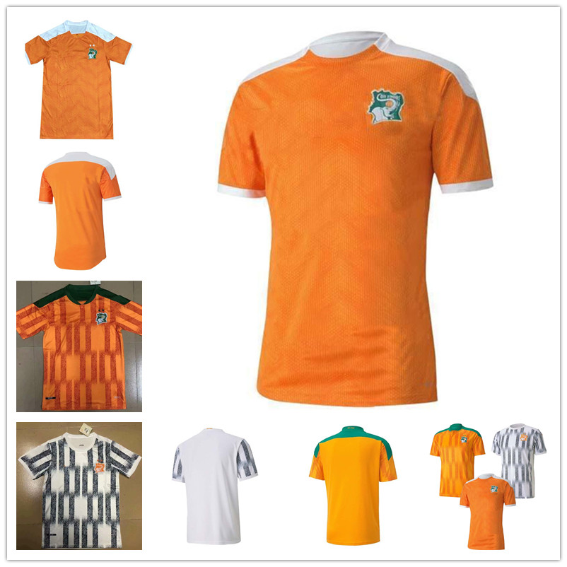Cote d Ivoire national team Soccer Jerseys ivory coast DROGBA KESSIE ZAHA CORNET MEN homme Maillot de foot football man Uniforms 2020 2021