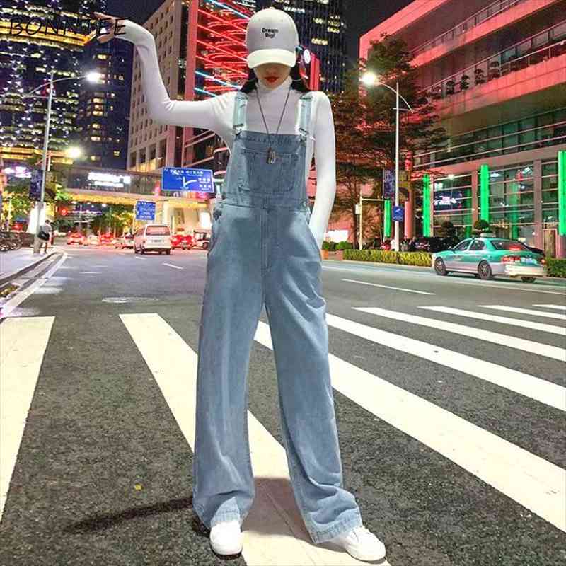 denim jumpsuits women plus size s-5xl straight wide leg overalls womens fashion streetwear long pants rompers big pocket female, Black;white
denim jumpsuits women plus size s-5xl straight wide leg overalls womens fashion streetwear long pants rompers big pocket female, Black;white