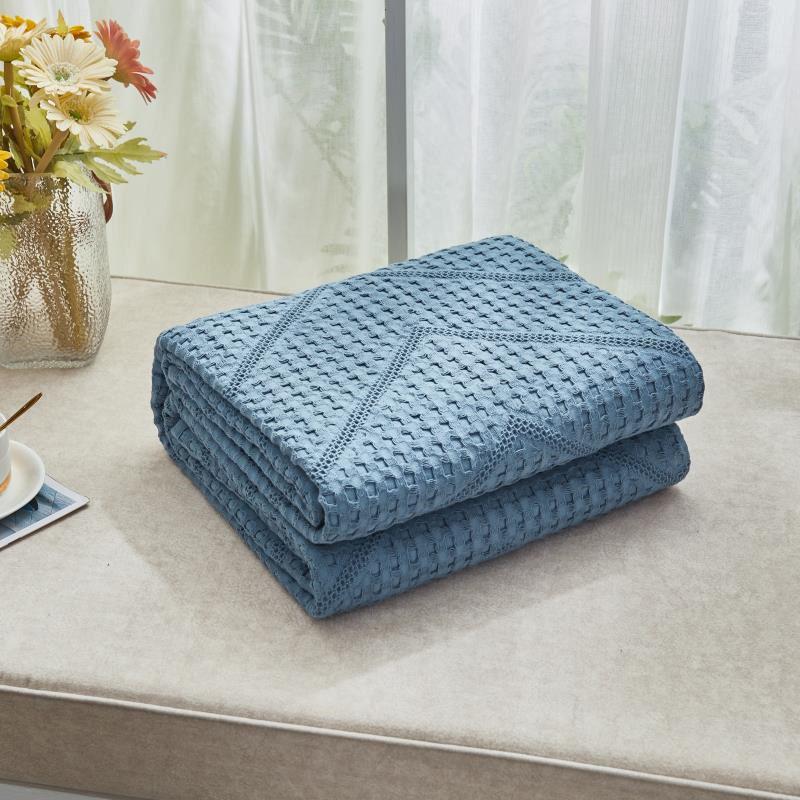 Japan Waffle Plaid Cotton Blanket Gauze Summer Quilt Air Condition Throw Blankets For Baby Kids Adult Bedspread Bed Cover