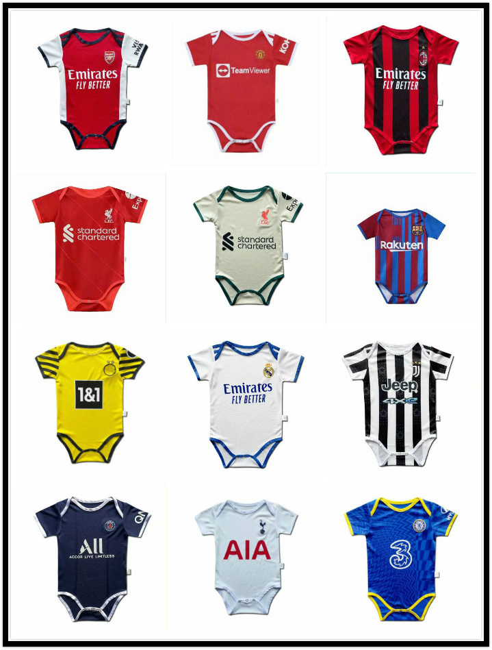 Manchester Paris 2021 Real Madrid Baby soccer jerseys UNITED 6 to 18 months Flameng football shirt Ball Infant Squad Bodysuit 21 22 Crawling clothes maillots futbol
Manchester Paris 2021 Real Madrid Baby soccer jerseys UNITED 6 to 18 months Flameng football shirt Ball Infant Squad Bodysuit 21 22 Crawling clothes maillots futbol