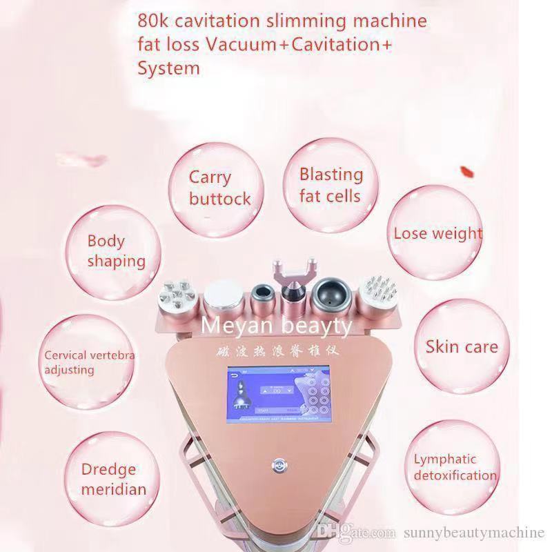 Body Sculpting And Massage 80K Cavitation Ultrasonic Electric Cupping Therapy Machine