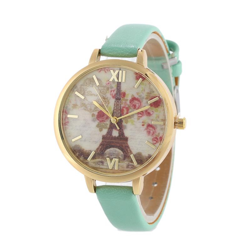 Wristwatches Women Fashion Leather Band Analog Quartz Round Wrist Watch Watches 2021 Flower Iron Tower Bird Strap Ladies
Wristwatches Women Fashion Leather Band Analog Quartz Round Wrist Watch Watches 2021 Flower Iron Tower Bird Strap Ladies