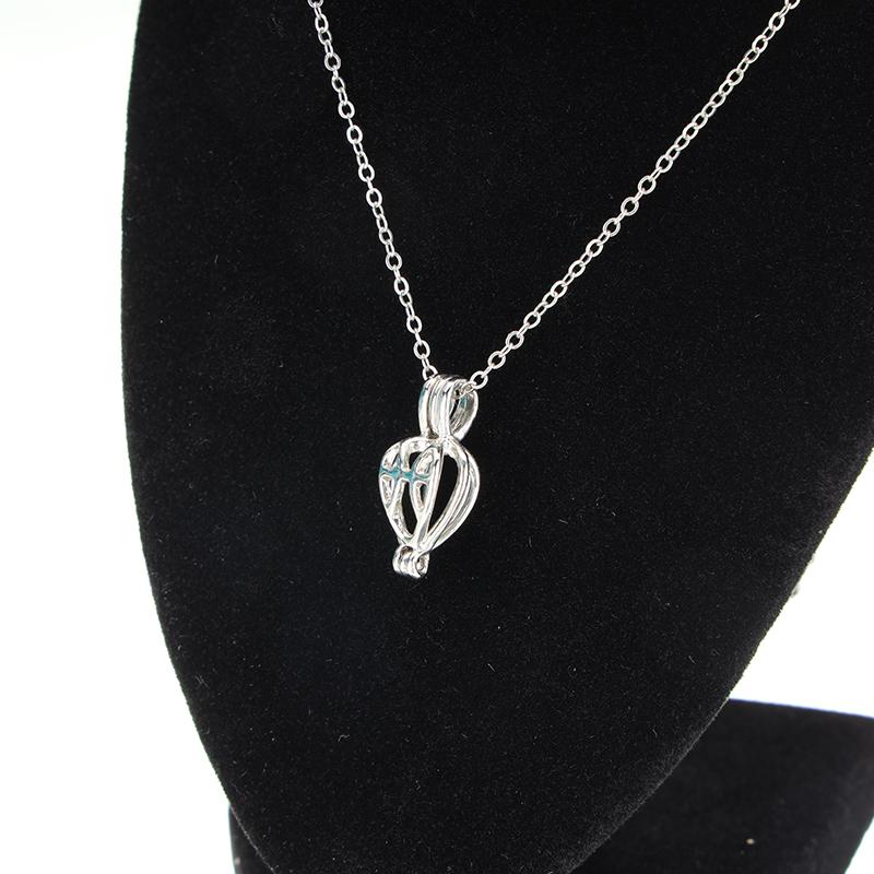 Pendant Necklaces 2021 Wish Pearl Charm Necklace Gift Box Fashion Women Jewelry For Birthday Vacuum Can Packing