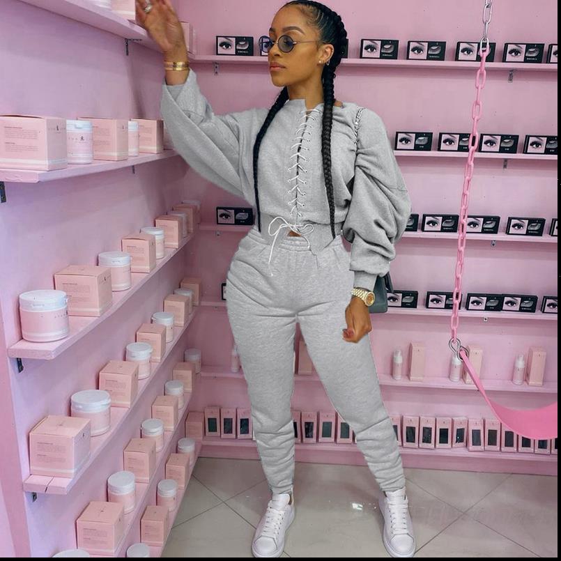casual tracksuit 2 piece set womens tracksuits fall sportwear joggers suits sweatsuit pants two winter outfits, Gray
casual tracksuit 2 piece set womens tracksuits fall sportwear joggers suits sweatsuit pants two winter outfits, Gray