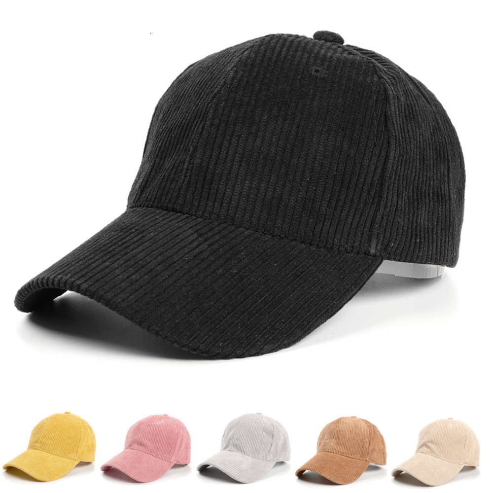cap Autumn winter corduroy baseball men's and women's versatile solid color hard top cap fashion leisure curved brim hat, Yellow
cap Autumn winter corduroy baseball men's and women's versatile solid color hard top cap fashion leisure curved brim hat, Yellow