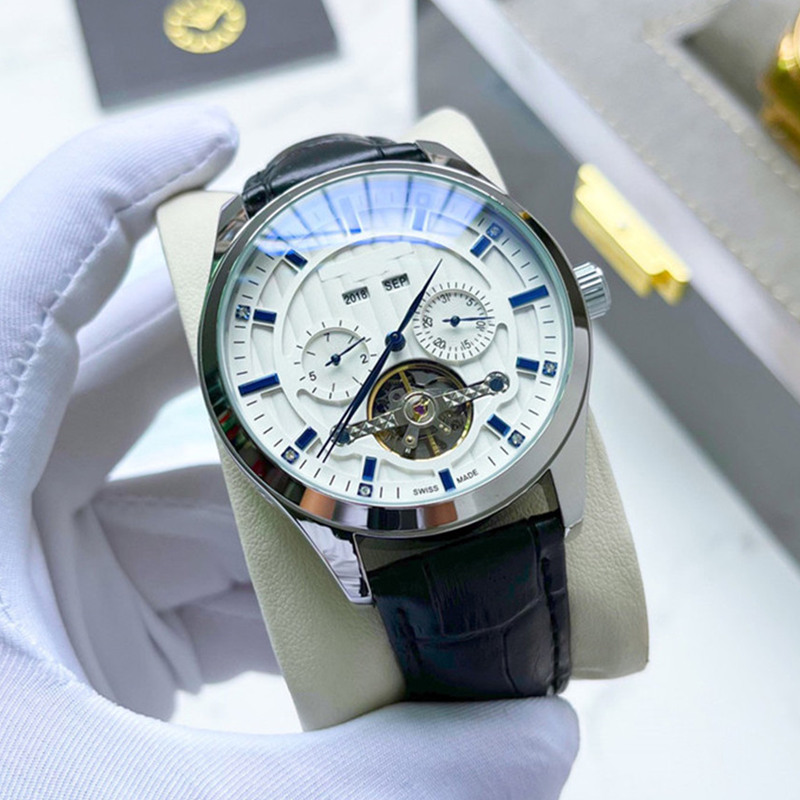 Mens Automatic Mechanical Watch High Quality Tourbillon Luxury Fashion Men Watches Leather Strap Orologio Di Lusso
Mens Automatic Mechanical Watch High Quality Tourbillon Luxury Fashion Men Watches Leather Strap Orologio Di Lusso