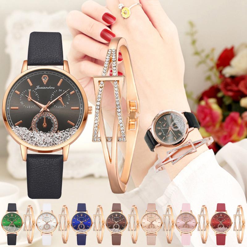 European And American Fashion Women Leather Analog Quartz Wrist Watches Finger Chic Gift Montre Femme Luxury Wristwatches
European And American Fashion Women Leather Analog Quartz Wrist Watches Finger Chic Gift Montre Femme Luxury Wristwatches