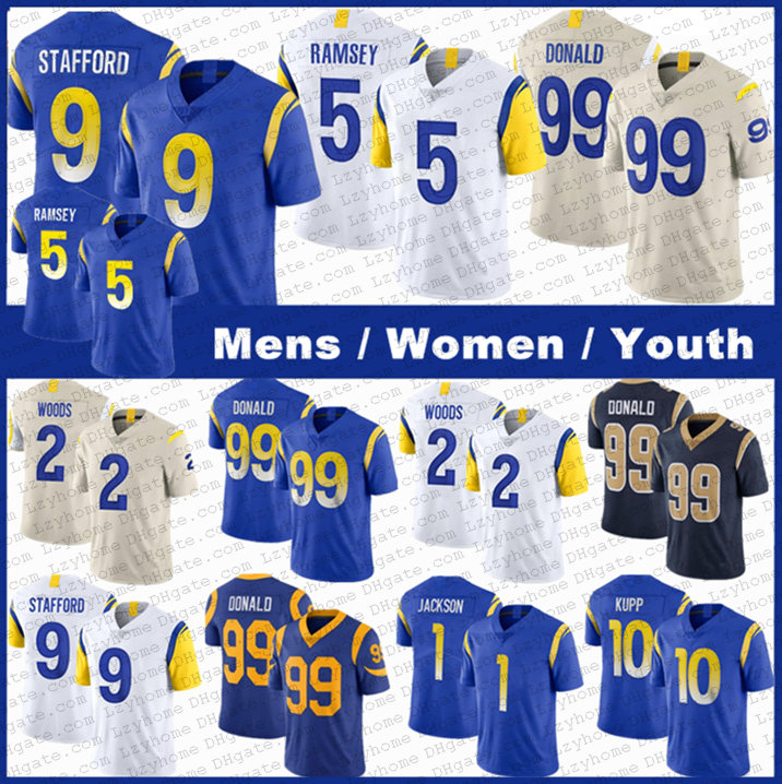 9 Matthew Stafford 99 Aaron Donald 5 Jalen Ramsey Cooper Kupp 2 Robert Woods JuJu Hughes Ernest Jones Leonard Floyd DeSean Jackson Harris Tutu Atwell Football Jerseys, My store(lzyhome)
9 Matthew Stafford 99 Aaron Donald 5 Jalen Ramsey Cooper Kupp 2 Robert Woods JuJu Hughes Ernest Jones Leonard Floyd DeSean Jackson Harris Tutu Atwell Football Jerseys, My store(lzyhome)