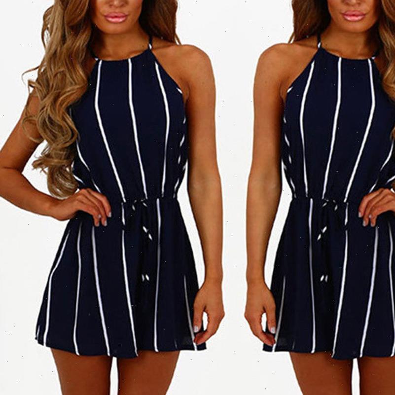 striped summer sleeveless playsuit womens rompers shorts casual bodysuit clothes vestido de mulher drop, Black;white
striped summer sleeveless playsuit womens rompers shorts casual bodysuit clothes vestido de mulher drop, Black;white