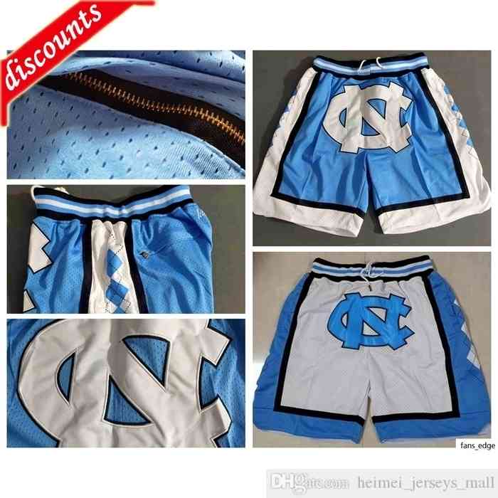 2020 Just NCAA North Carolina Tar Heels Shorts New Breathable Sweatpants Teams Classic Sportswear College Basketball Shorts Zipper pockets
2020 Just NCAA North Carolina Tar Heels Shorts New Breathable Sweatpants Teams Classic Sportswear College Basketball Shorts Zipper pockets