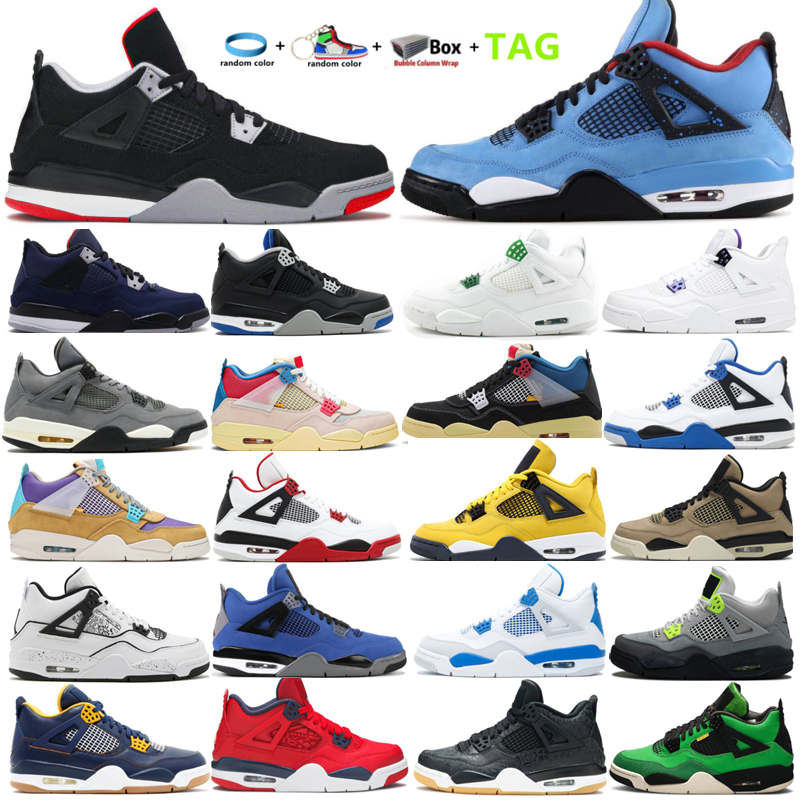 2022 Mens Women Basketball Shoes 4 White Cement Oreo Black Cat 4s Fire Red Bred Sail University Blue Desert Moss Travis Taupe Haze Neon What The Sports Sneakers, Box
2022 Mens Women Basketball Shoes 4 White Cement Oreo Black Cat 4s Fire Red Bred Sail University Blue Desert Moss Travis Taupe Haze Neon What The Sports Sneakers, Box