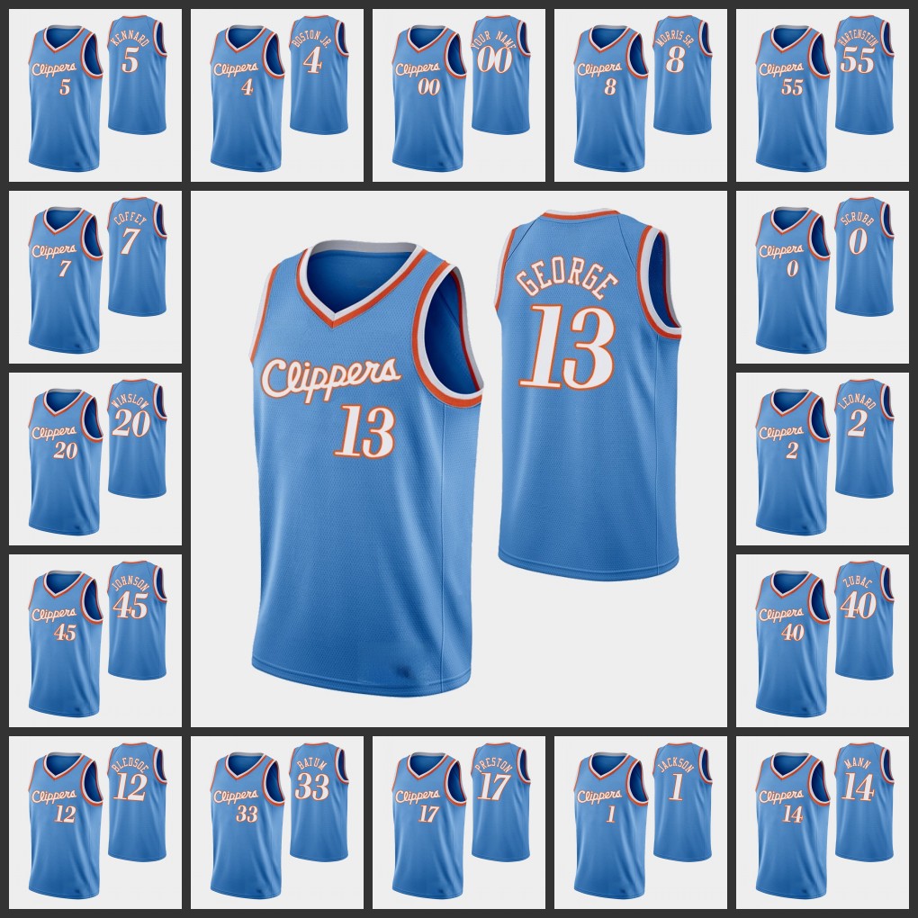 Los' Angeles' Clippers Men Paul George Kawhi Leonard Reggie Jackson 75th Anniversary Blue Jersey, 10
Los' Angeles' Clippers Men Paul George Kawhi Leonard Reggie Jackson 75th Anniversary Blue Jersey, 10