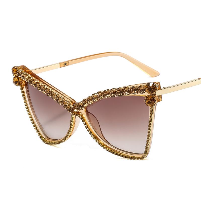 Sunglasses Cat-eye Diamondle-studded Ladies Personality Glasses T Show Party Decoration Luxury Design Women
Sunglasses Cat-eye Diamondle-studded Ladies Personality Glasses T Show Party Decoration Luxury Design Women