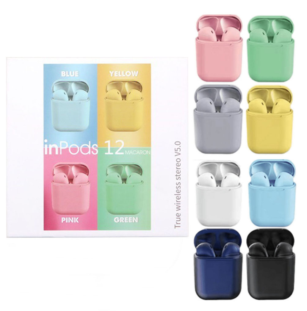 Tws Inpods 12 wireless earphone bluetooth 5.0 sport stereo touch control headset multiple colors original headphone
Tws Inpods 12 wireless earphone bluetooth 5.0 sport stereo touch control headset multiple colors original headphone
