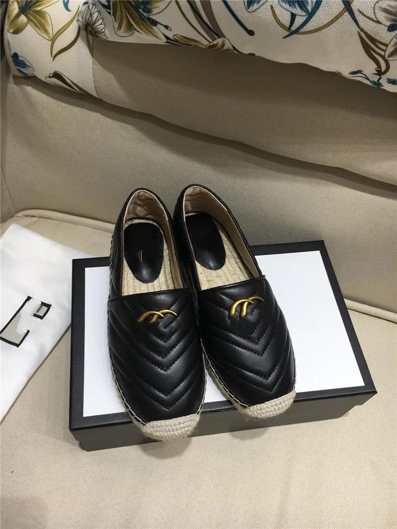 Luxury Designer Platform Women Double Hardware Genuine Leather Slip-on Espadrille Sandal Soft Bottom Casual Shoes mjjj0002
Luxury Designer Platform Women Double Hardware Genuine Leather Slip-on Espadrille Sandal Soft Bottom Casual Shoes mjjj0002