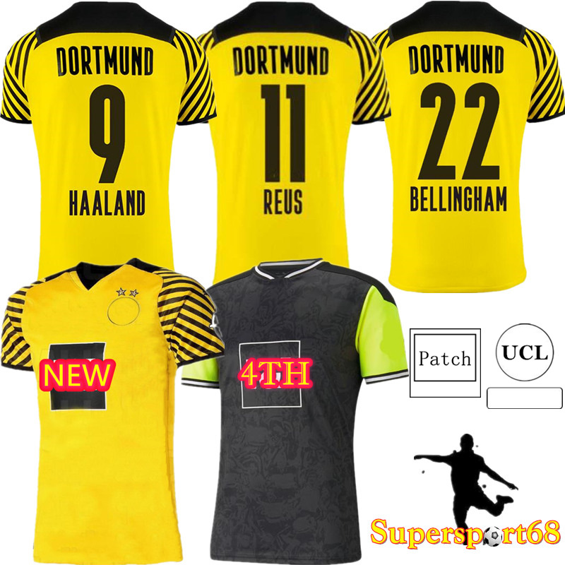 21 22 Dortmund soccer jerseys Borussia SANCHO football shirt HAALAND men HAZARD REUS DELANEY GUERREIRO HUMMELS special kids BRANDT kit MOUKO, Black;yellow
21 22 Dortmund soccer jerseys Borussia SANCHO football shirt HAALAND men HAZARD REUS DELANEY GUERREIRO HUMMELS special kids BRANDT kit MOUKO, Black;yellow