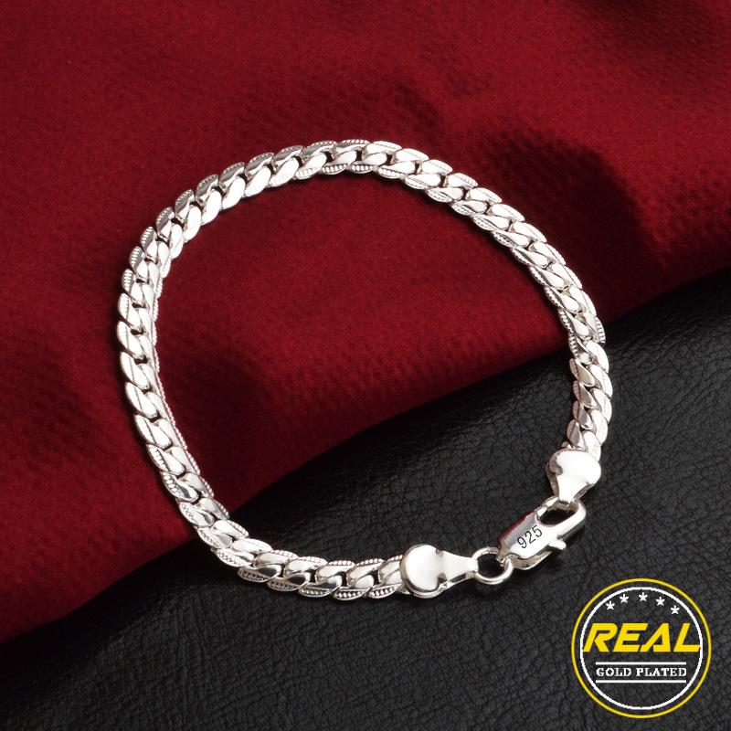 Link, Chain 2021 Fashion 925 Silver Bracelets For Women Link Bracelet Sterling Jewelry Punk Bileklik Drop
Link, Chain 2021 Fashion 925 Silver Bracelets For Women Link Bracelet Sterling Jewelry Punk Bileklik Drop
