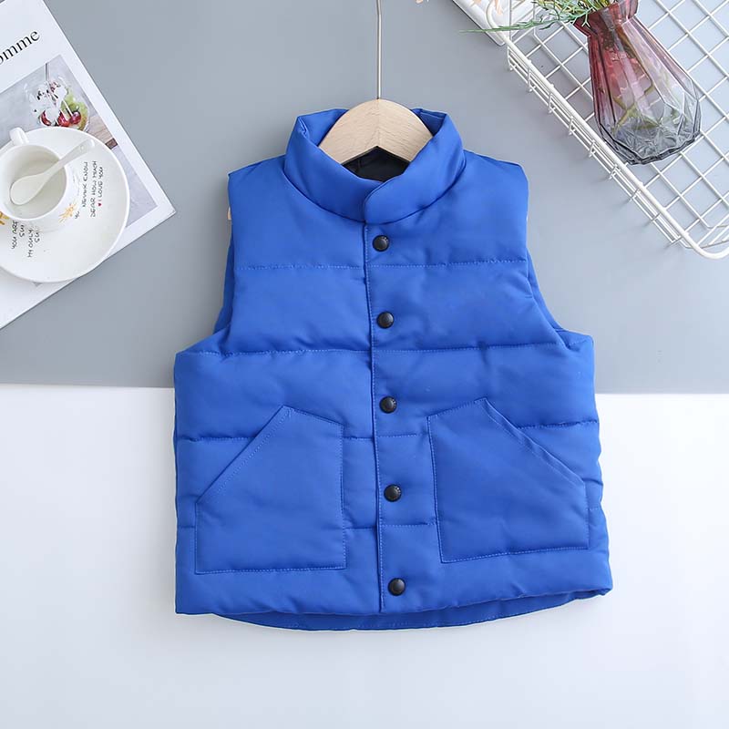 Kids Waistcoat Jackets Vests Girl Boys Coats Classic Letter Vest Down Jacket Baby Teen Clothes Outerwear Child Coat Top 5 Color wholesale