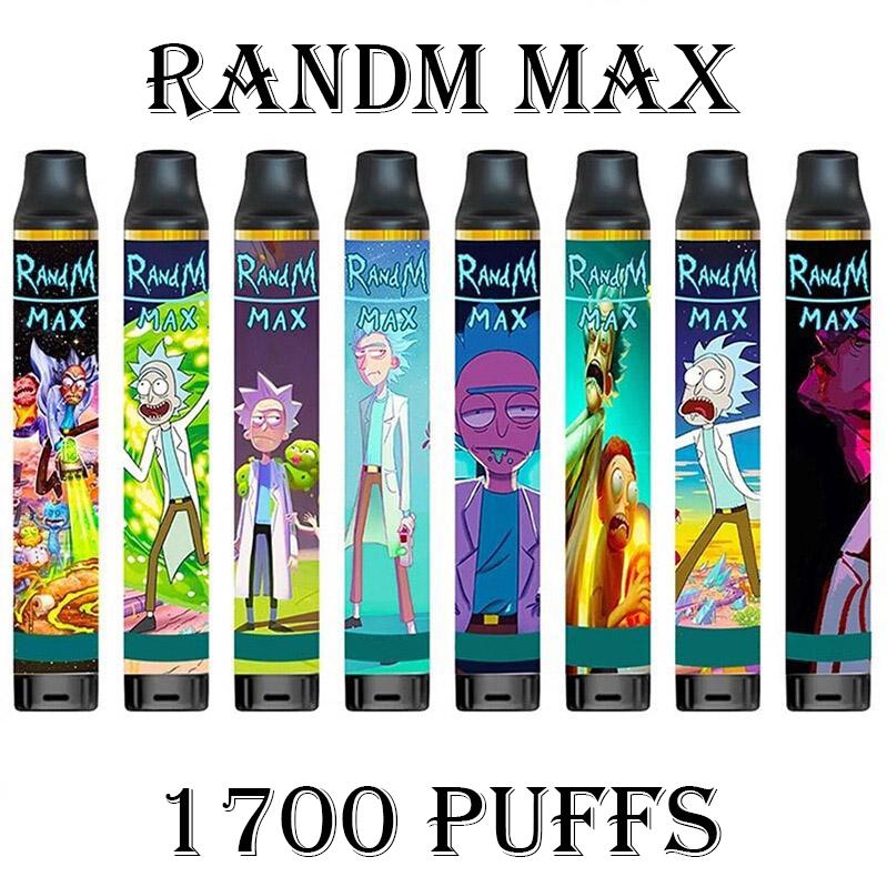 R M Max Disposable Device Cigarettes 1700 Puffs 6ML Pre-Filled Vape Pods 1100mah battery aviliable GST Bang xxl
R M Max Disposable Device Cigarettes 1700 Puffs 6ML Pre-Filled Vape Pods 1100mah battery aviliable GST Bang xxl