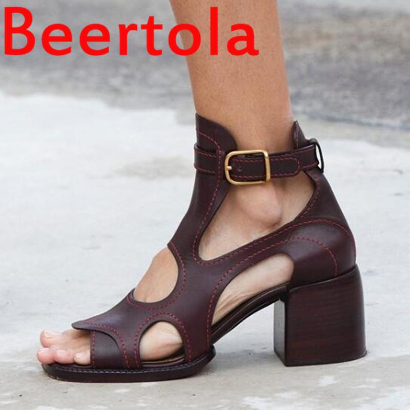 Sandals Summer Platform Multicolor Hollow Chunky Block Heels Punk Shoes Gothic Ladys Rome Women Gladiator Runway Sandalias, Black
Sandals Summer Platform Multicolor Hollow Chunky Block Heels Punk Shoes Gothic Ladys Rome Women Gladiator Runway Sandalias, Black