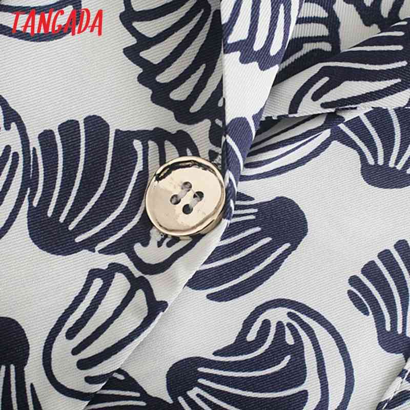 Women Retro Print Loose Crop Short Sleeve Summer Chic Female Holiday Shirt Tops 4N04 210416