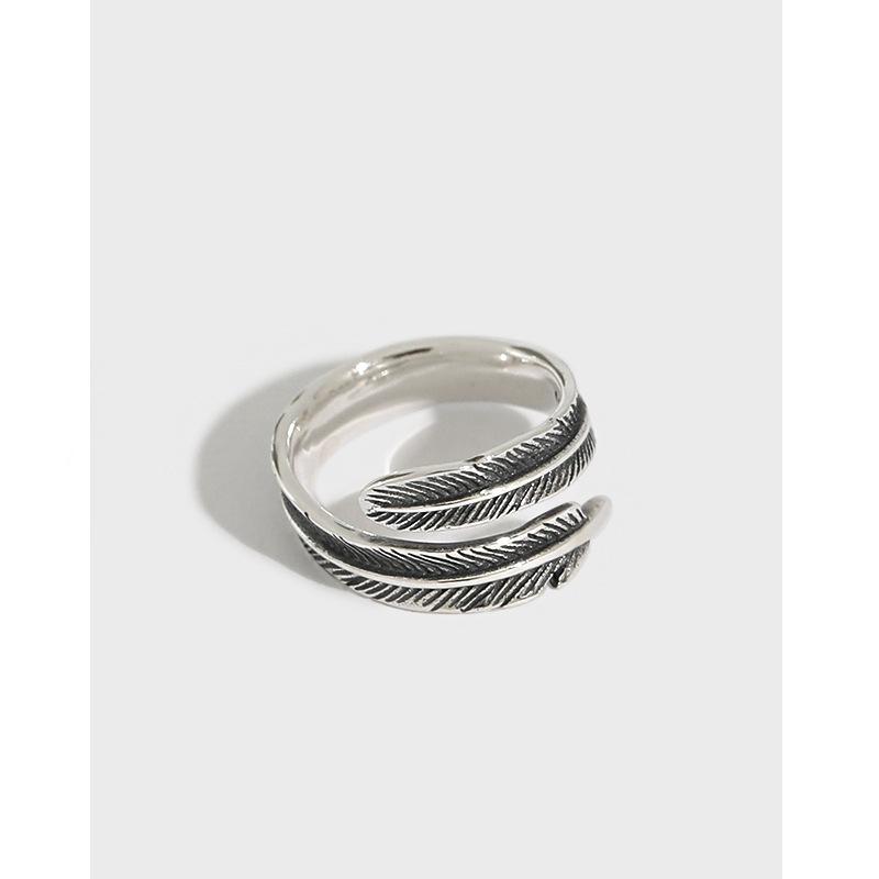 Cluster Rings Japanese Korean Style Ins Retro Vintage Feather S925 Sterling Silver Little Finger Ring Joint Female Real 100%
Cluster Rings Japanese Korean Style Ins Retro Vintage Feather S925 Sterling Silver Little Finger Ring Joint Female Real 100%