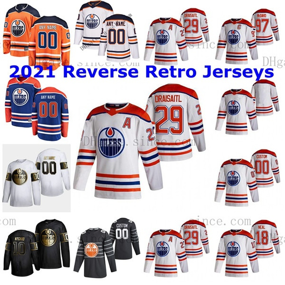 Custom Goalie cut Mcdavid Edmonton Oiler 2021 Reverse Retro Jersey Larsson Draisaitl ugent-hopkins Quine Barrie Turris Forsberg Neal Stitched, Orange youth s-xl
Custom Goalie cut Mcdavid Edmonton Oiler 2021 Reverse Retro Jersey Larsson Draisaitl ugent-hopkins Quine Barrie Turris Forsberg Neal Stitched, Orange youth s-xl