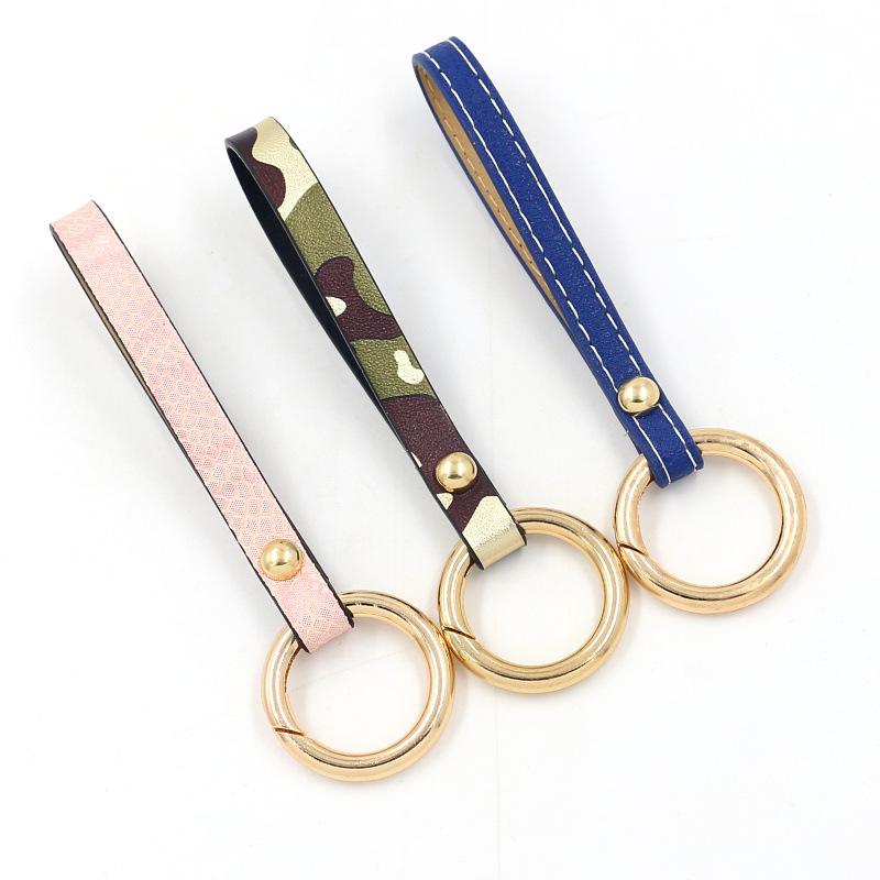 Keychains Rainbery 2021 Trendy Simple Camouflage PU Leather Gold Alloy Ring Keychain Women's Fashion Key Holder Birthday Gift
Keychains Rainbery 2021 Trendy Simple Camouflage PU Leather Gold Alloy Ring Keychain Women's Fashion Key Holder Birthday Gift